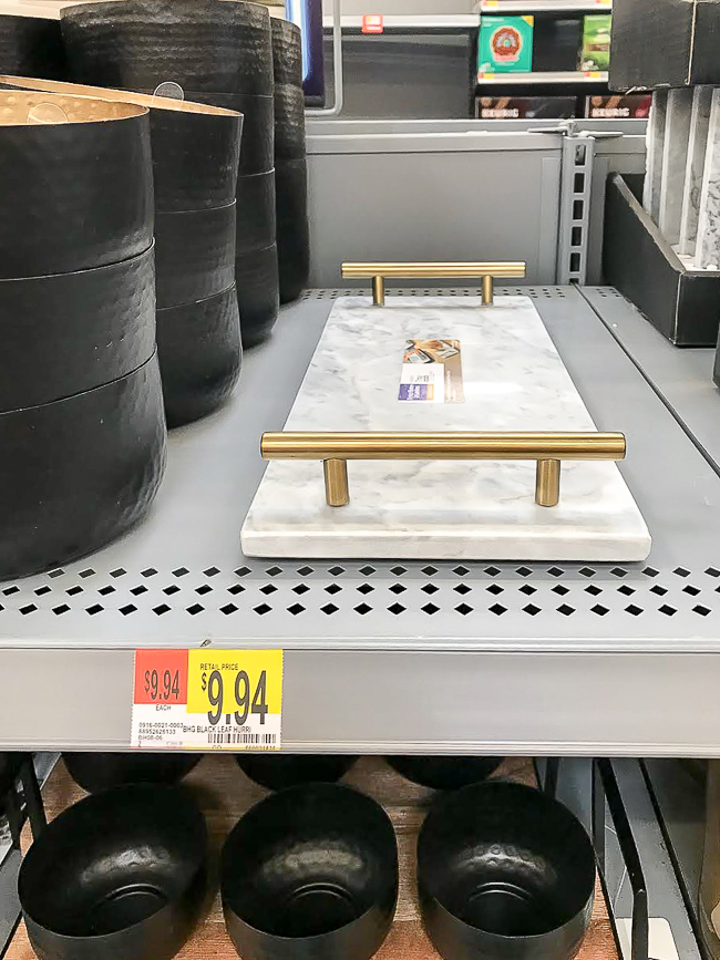 Marble tray gift from Walmart