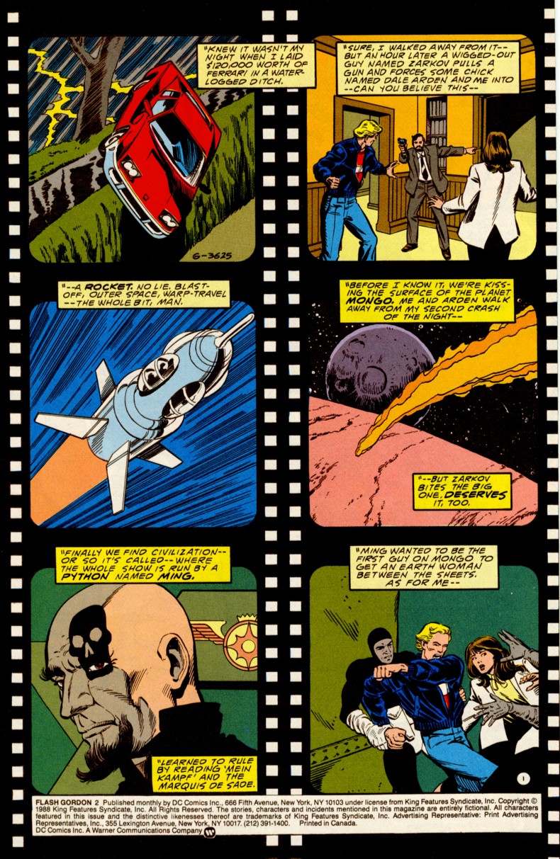 Read online Flash Gordon (1988) comic -  Issue #2 - 2