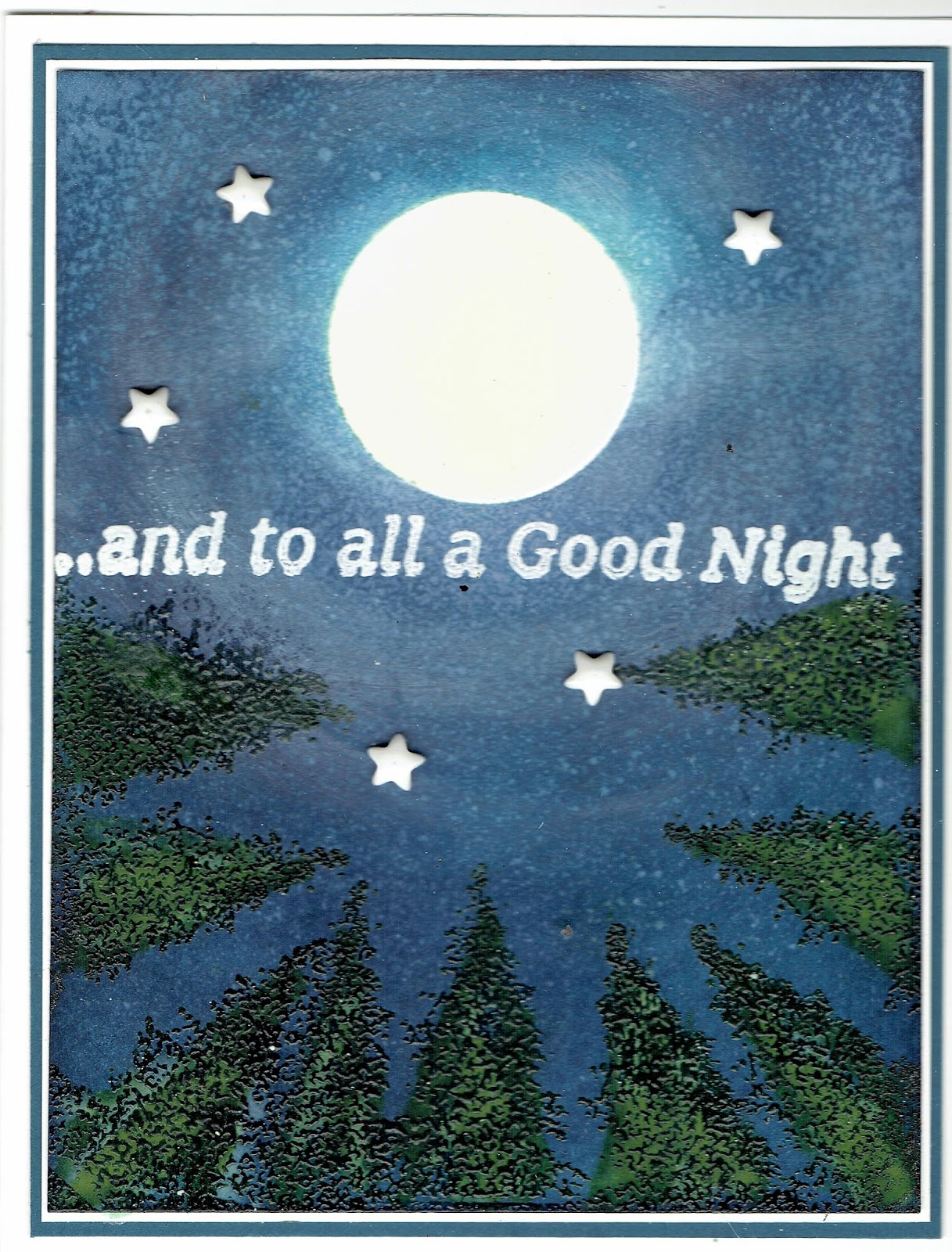 Judy's Stamp Art And to All a Good Night!