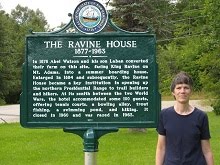 New Ravine House Plaque