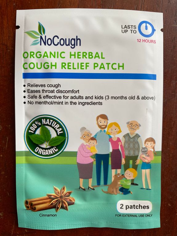 NoCough Organic Cough Relief Patch