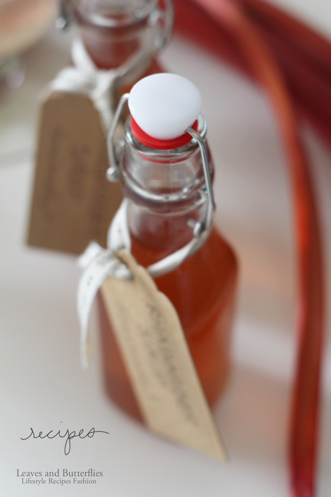 Rhabarbersirup und Auslosung