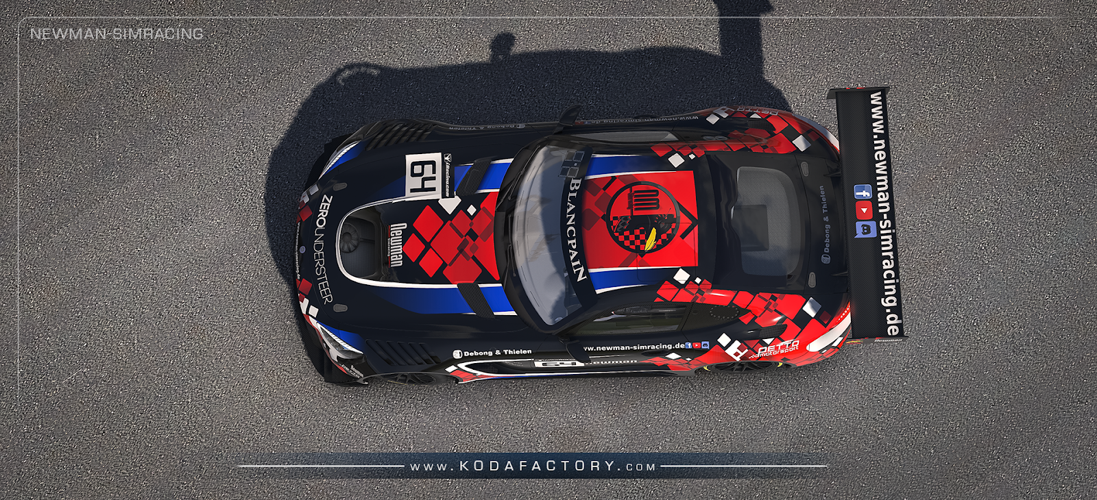 Newman Simracing Mercedes Amg Gt3 Iracing Koda Factory