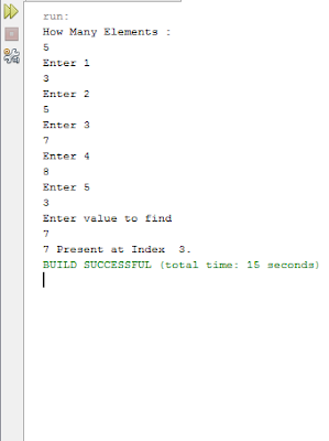 Linear Search Array in Java - PProgramming