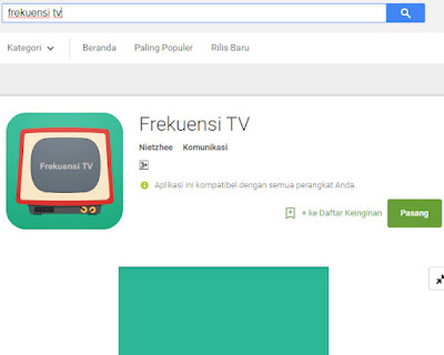 Aplikasi Android untuk Frekuensi TV Terbaru