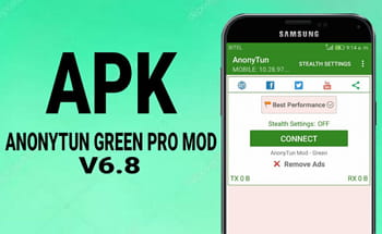 Descargar ANONYTUN green APK version Pro Mod Android - Descargar aplicaciones APK premium y VPN