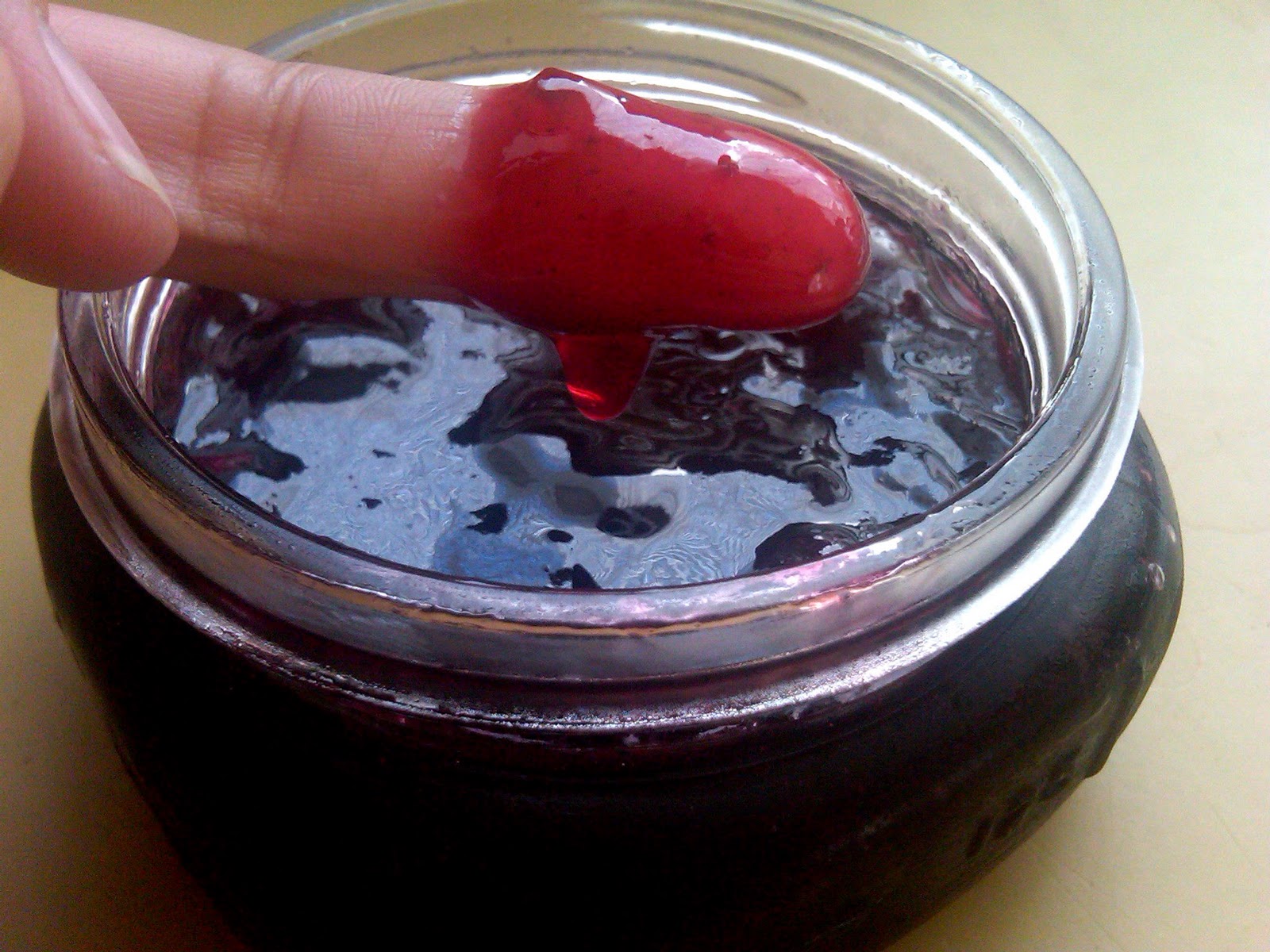 Autumn's Copper Pot Pomegranate Jelly