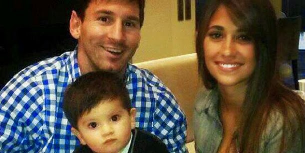 Sport Animal: Lionel Messi with Family