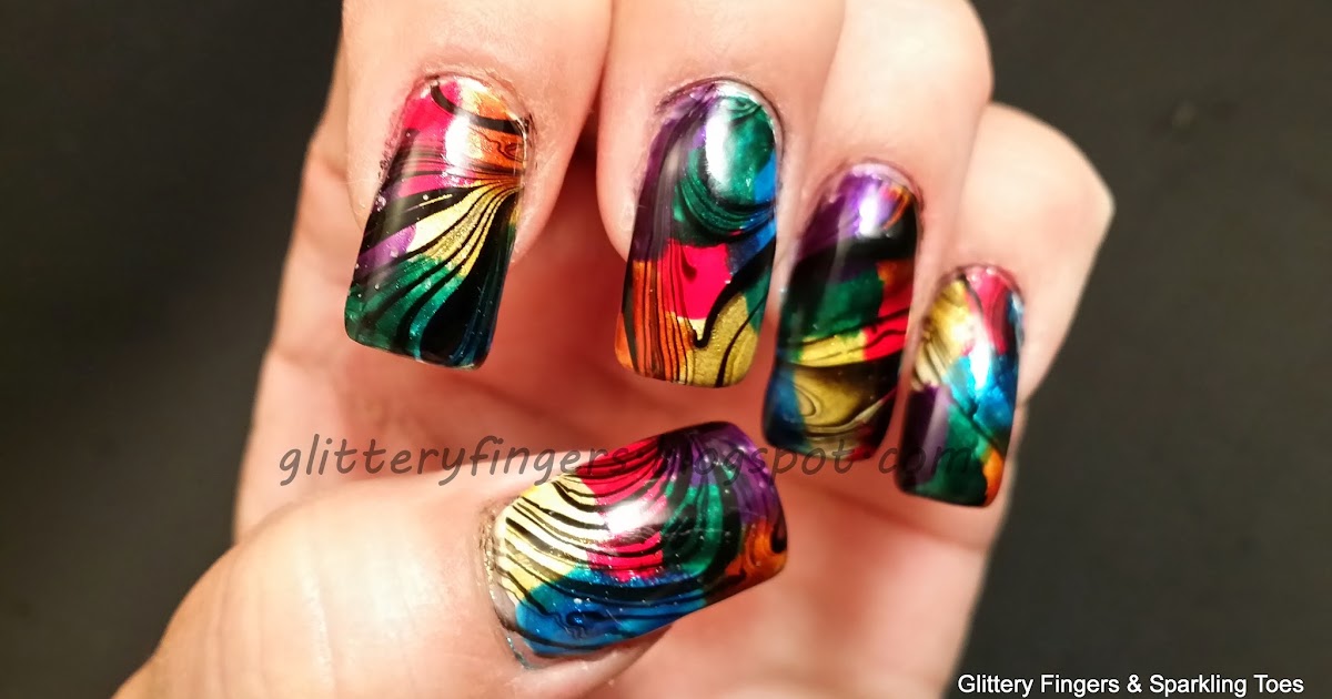 Glittery Fingers & Sparkling Toes: Mish Mash Challenge: Rainbow