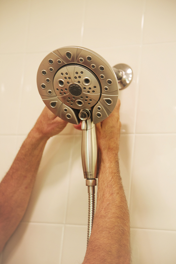How To Install A Shower Head and a 300 Giveaway Shabbyfufu