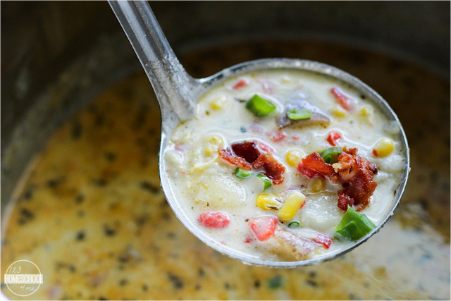 corn-chowder-soup-with-potato-bacon-quick-easy-in-instapot