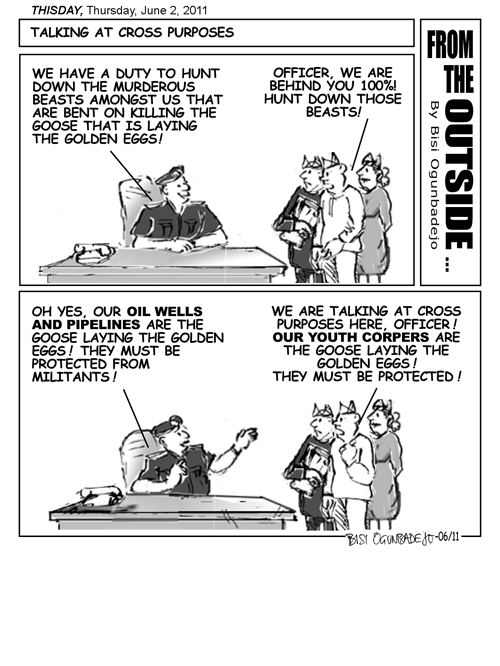 Bisi Ogunbadejo Talking At Cross Purposes