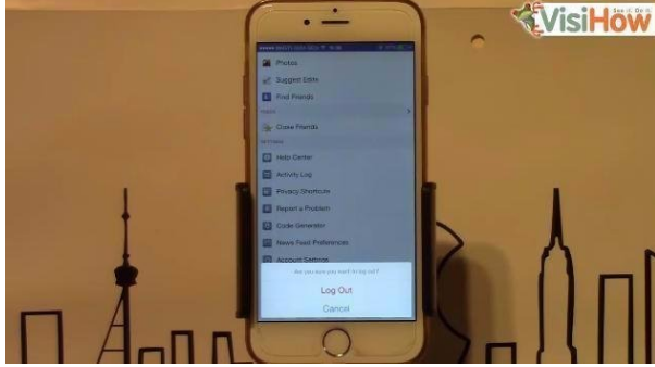 How To Logout Facebook On Iphone ~ Basic Facebook Guide