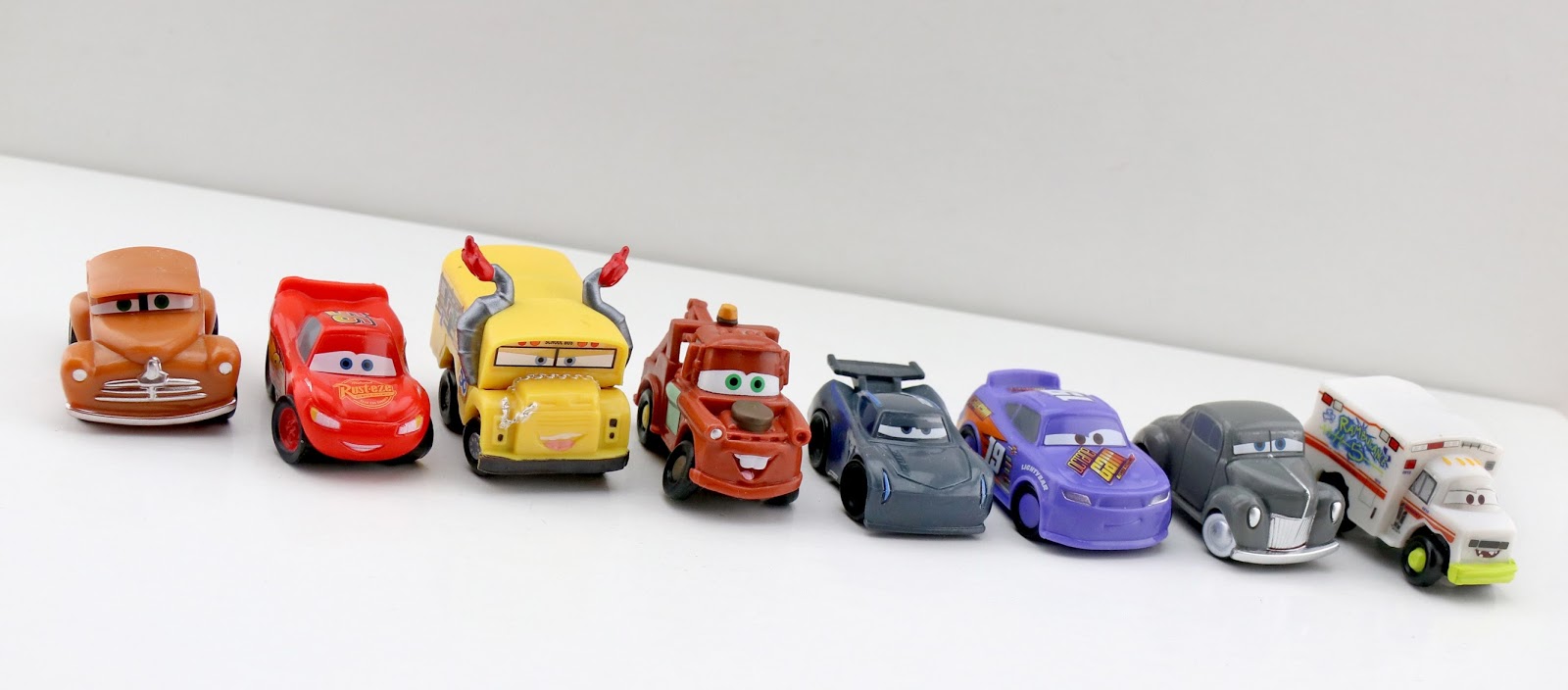 BL-12167-/"Cars 3 Gift Box 4 Figuras /"#Bullyland-NUEVO en OVP-mint in Box!!