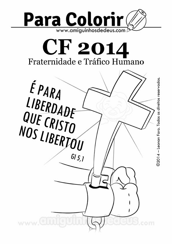 Campanha da Fraternidade 2016 - Desenhos para colorir