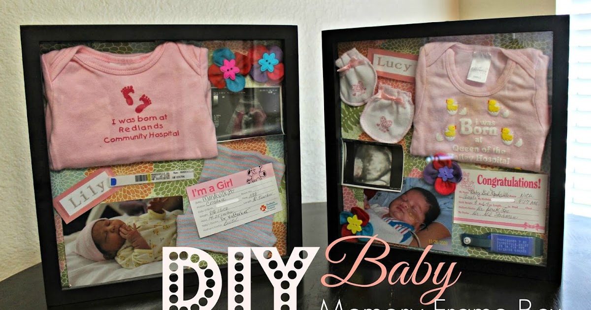 A Bountiful Love DIY Baby Memory Frame Box