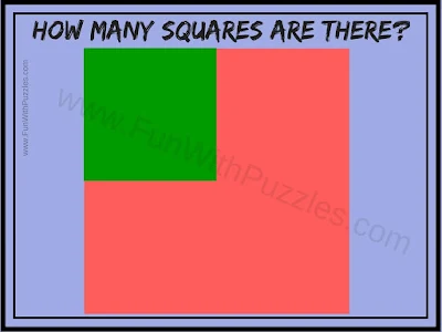 How many Squares Puzzle Question