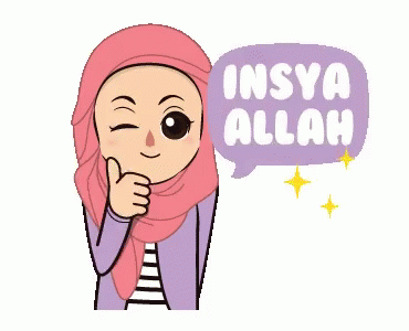 7 Gambar  Kartun  Muslimah  Senyum Lucu Gambar  Animasi GIF 