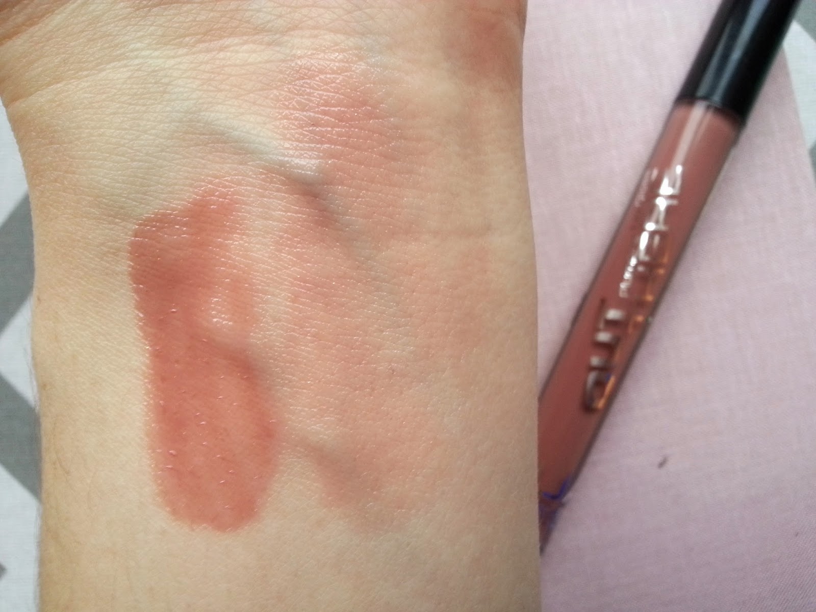 MUA Out There Plumping Lip Gloss in Buff Review Swatches