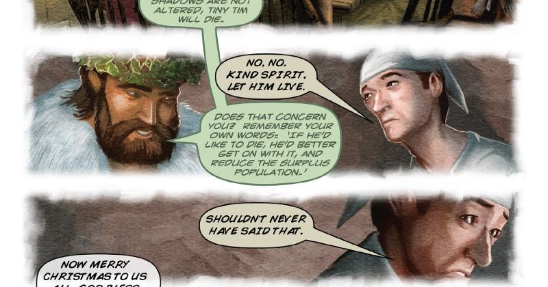Page 28  A Christmas Carol Graphic Novel