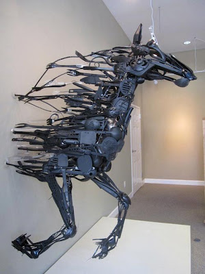 Esculturas de caballos  Sayaka Ganz