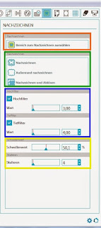 Silhouette Studio Bilder nachzeichnen Bearbeitungsfenster Screenshot Bearbeitungsfenster