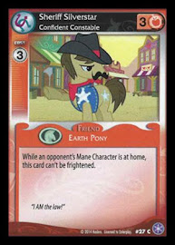 My Little Pony Sheriff Silverstar, Confident Constable The Crystal Games CCG Card