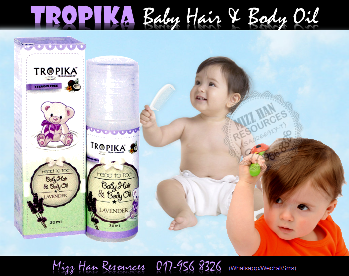TROPIKA BABY HAIR & BODY OIL Skin Care& Cosmetic
