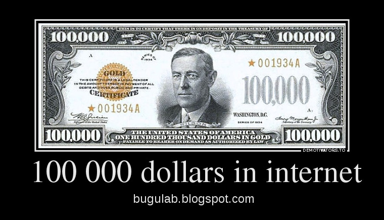 Банкнота 10000 долларов сша Банкнота 10000 долларов сша