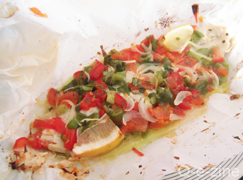 Loup de mer en papillote - Inyong Schubert