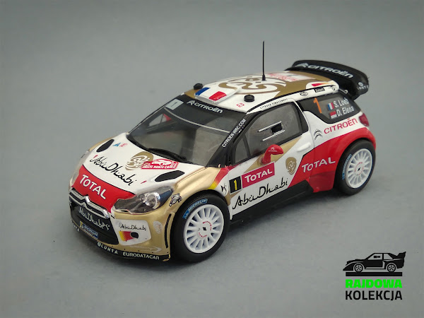 IXO Eaglemoss Citroen DS3 WRC, Zwycięzca Rajdu Monte-Carlo 2013
