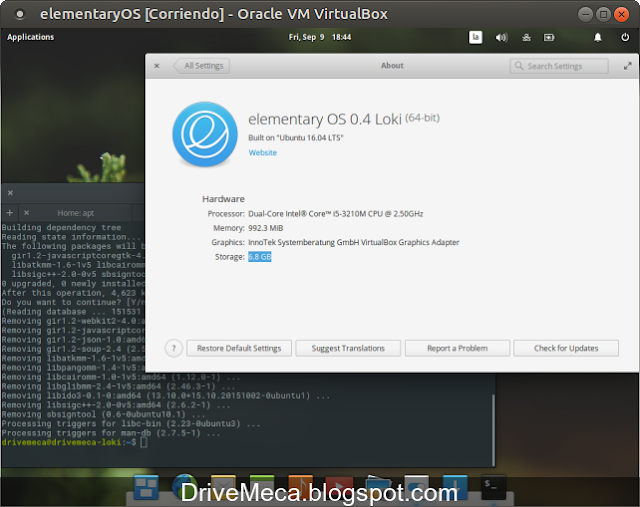 DriveMeca instalando elementary OS Loki paso a paso