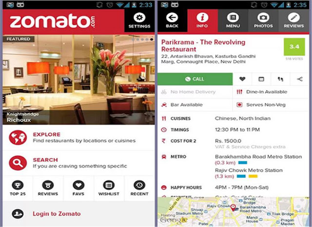 Zomato - Restaurant Finder