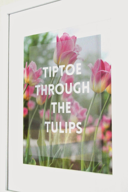 Tiptoe Through the Tulips Art Print