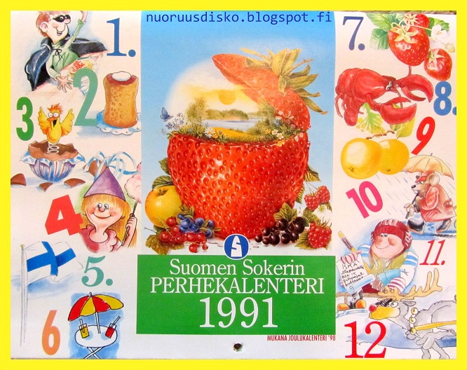 Top 4+ imagen kalenteri vuodelta 1991