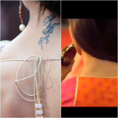 Deepika Padukone Changing Her RK Tattoo To RS Or Is She Flaunting It   video Dailymotion