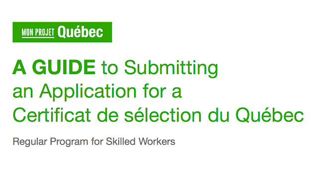 Guide in Submitting an Application for Quebec Selection Certificate