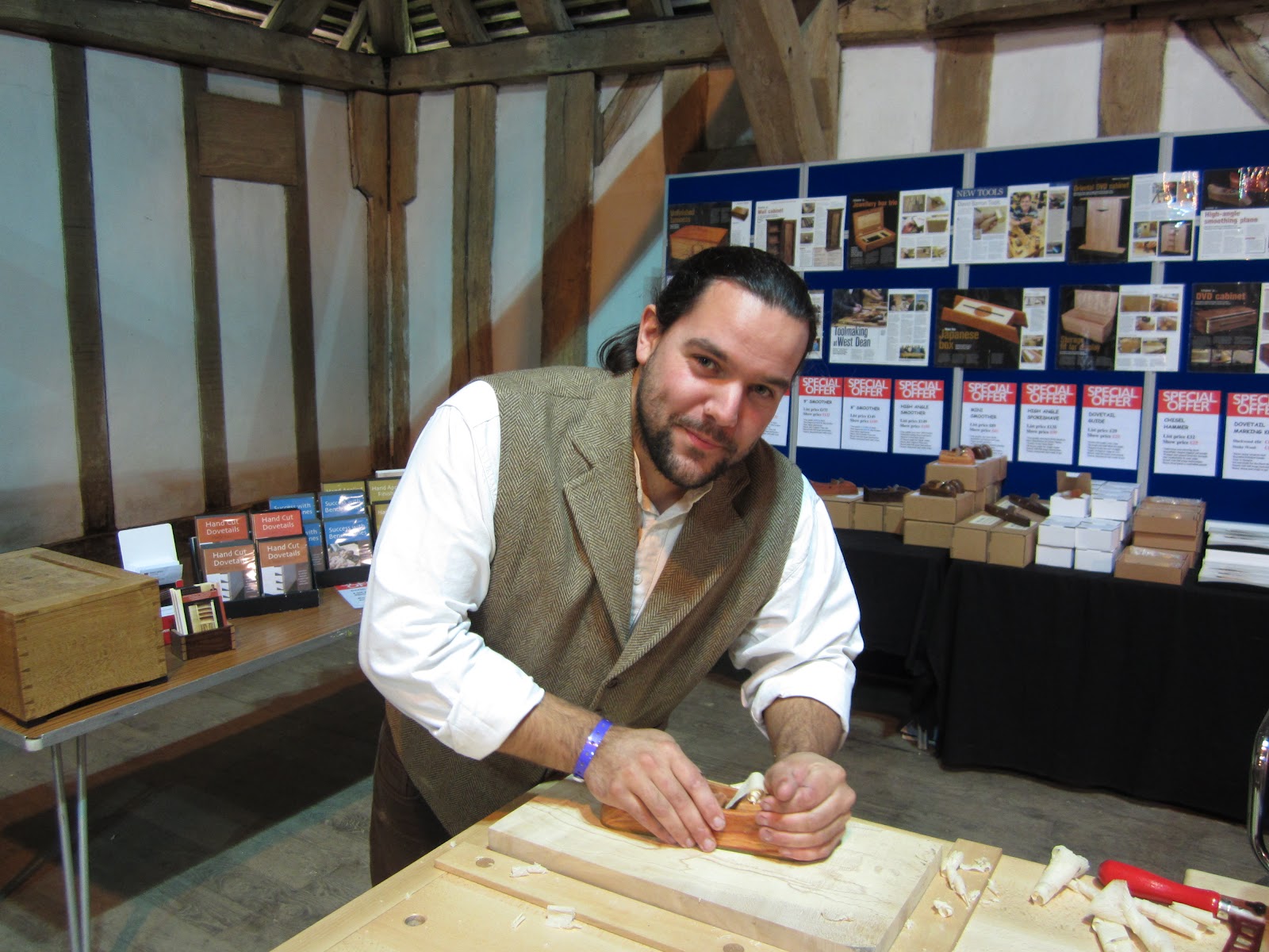 David Barron Furniture Tom Lie Nielsen at the European 