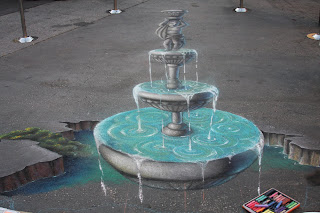 3D Street Painting Sample Fountain on Street