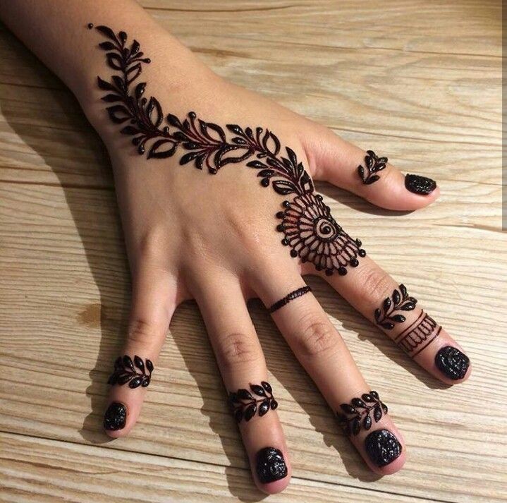 121 Simple mehndi designs for hands || Easy Henna patterns with Images ...