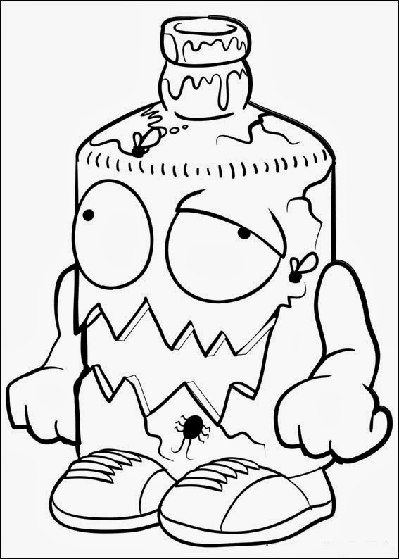 Fun Coloring Pages Trash Pack Coloring Pages