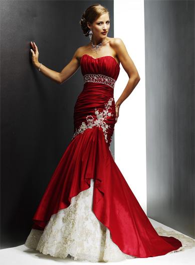 She Fashion Club Black White And Red Wedding Dresses Black White And Red Wedding Dresses