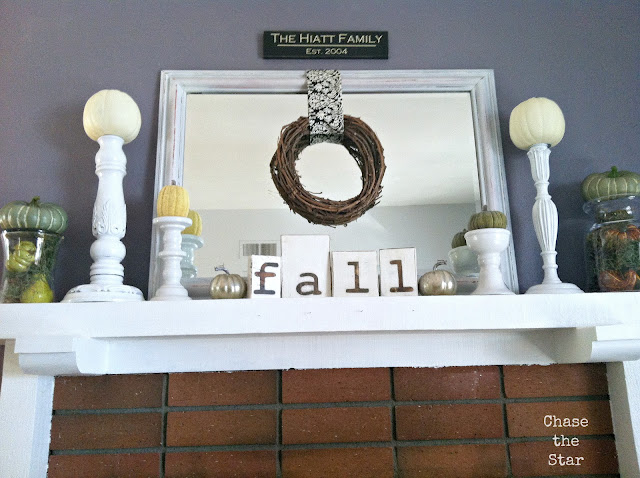 http://www.hellolifeonline.com, fall, mantel, autumn, diy, crafts