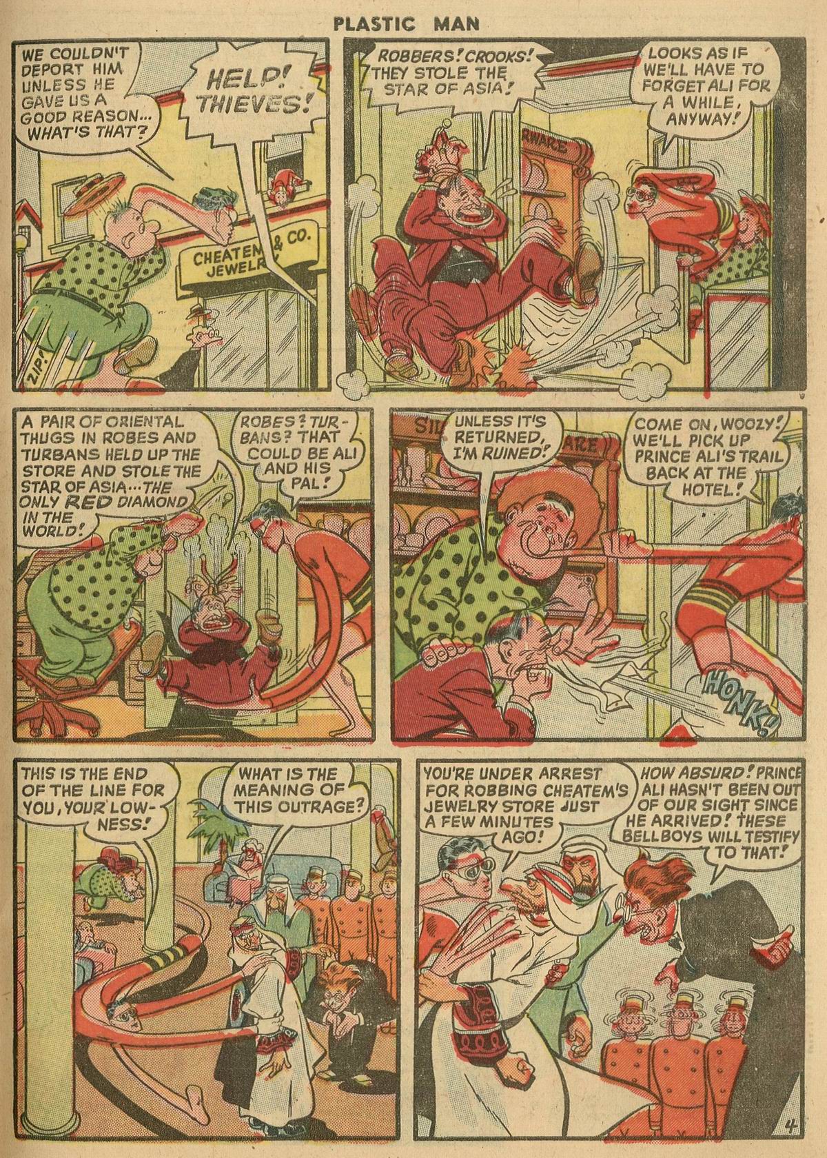 Read online Plastic Man (1943) comic -  Issue #16 - 40