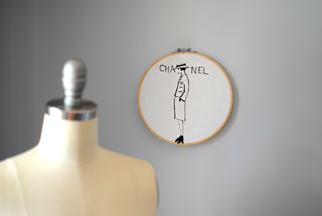 DIY Embroidered Wall Art