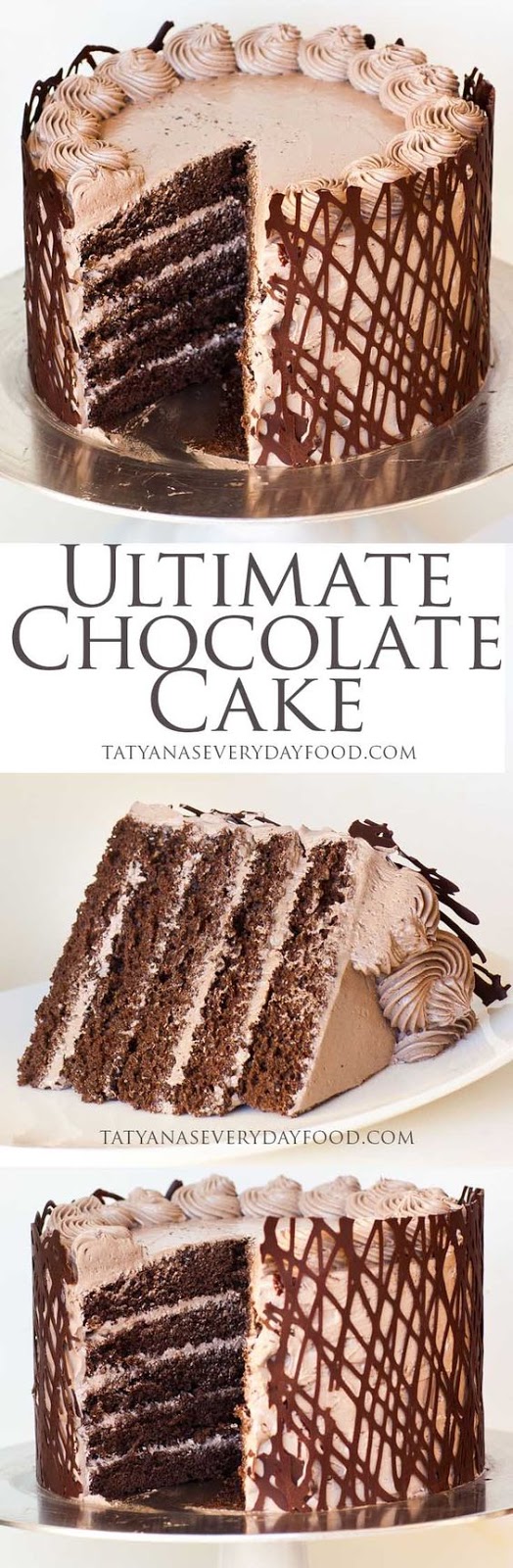 Ultimate Chocolate Cake Food And Cake Recipes