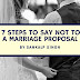 7 steps to Say No to a Marriage Proposal