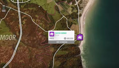 Forza Horizon 4, House Location Map, Thatch Corner