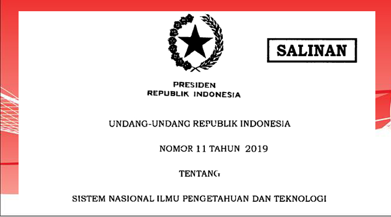 UU Nomor 11 Tahun 2019