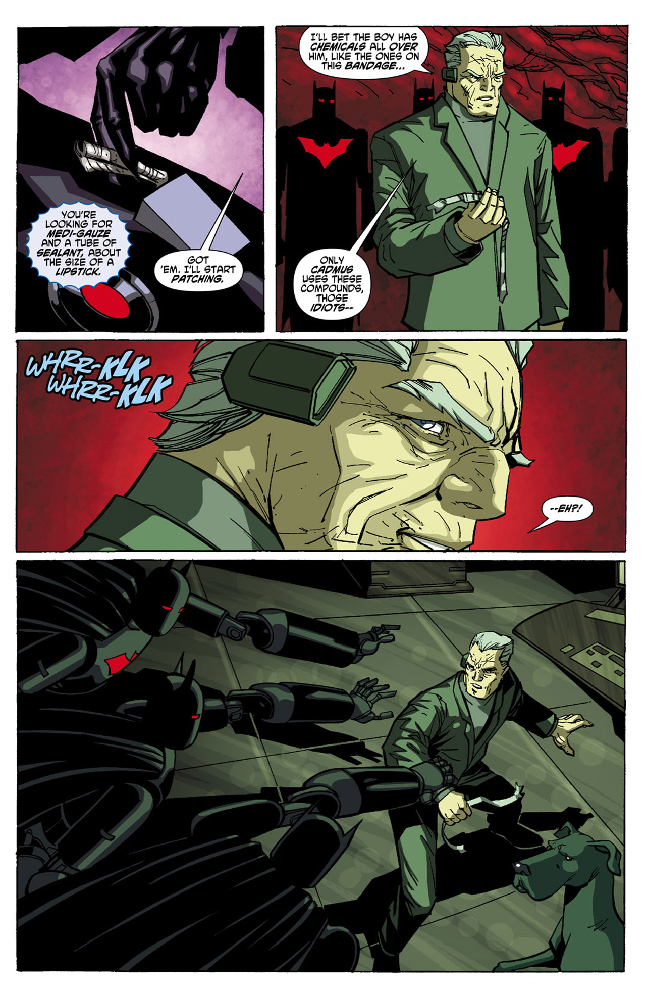 Read online Batman Beyond (2010) comic -  Issue #5 - 9